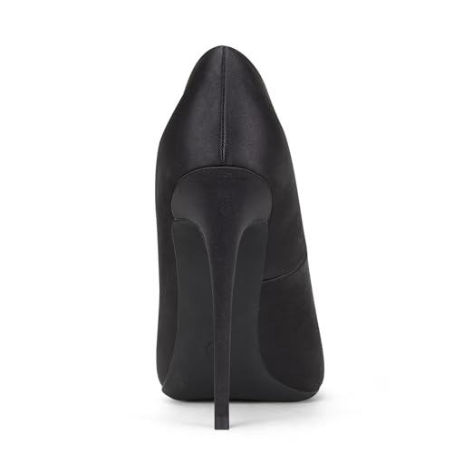 High Heels Womens Pointed Toe Heels Satin Pumps Stiletto Bridal Party Dress Evening Wedding Shoes for Woman