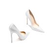 Women's Pointed Toe Shallow Stiletto Heels 4.7 Inch Pumps Wedding Party Banquet Shoes