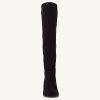 Womens Knee High Boots Round Toe Chunky Block Heels Suede Fashion Winter Booties