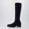 Rialto Women’s Knee-High Stretch Boot – Slip-On Tall Shaft Boot with Memory Foam & Low Block Heel