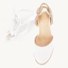 Womens Lace up Espadrilles Closed Toe Wedges Sandals Strappy Slingback Platform Heels