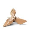 Women's Closed Toe High Heels Stiletto Pointed Toe Strappy Pearl Elegant D'Orsay Dress Wedding Party Pumps Shoes
