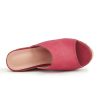 Wedge Sandals for Women Platform High Heels Summer Mule Slip on Comfortable Soft Arch Support Sandals Black Pink White Blue