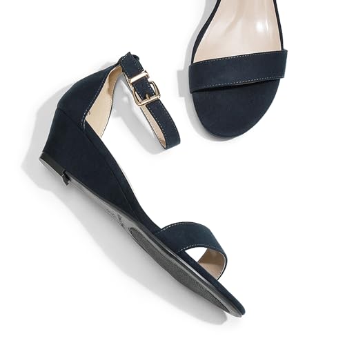 Women's Ingrid Ankle Strap Low Wedge Sandal