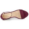 Women's Ankle Strap Platform Chunky Heels Sandals