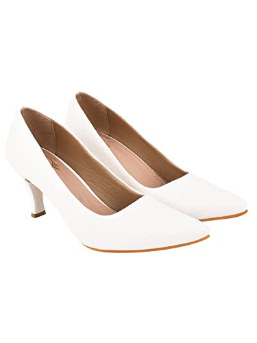 Women’s Classic Black Heels – Pointed Toe High Heel Pump – Elegant Stiletto Heels for Office, Party, or Evening Wear