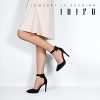 Women's IN4 Pedazo High Block Heels Pumps Pointed Closed Toe Ankle Strap Dress Wedding Shoes
