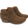 SWEETEN Women's Fashion Closed Toe Multi Strap Ankle Bootie Block Heel (Wide Fit Available)