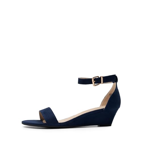 Women's Ingrid Ankle Strap Low Wedge Sandal