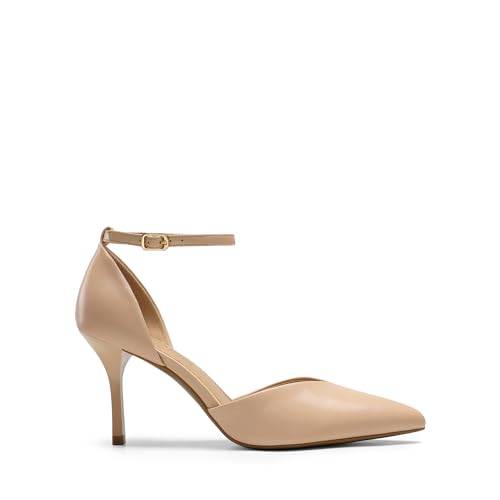 Women’s High Heels Strappy Closed Toe Stiletto Ankle Strap Pointed Toe D'Orsay Heel Dress Wedding Party Pumps Shoes