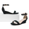 Women's Ingrid Ankle Strap Low Wedge Sandal