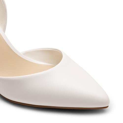 Women's High Heel Closed Toe Dress Shoes Pumps Elegant Stiletto D'Orsay Slip On