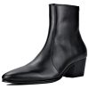 Dress Boot for Men Fashion Casual Chelsea Cowboy Ankle High Heels Boots CD-JY046-R