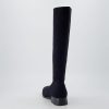 Rialto Women’s Knee-High Stretch Boot – Slip-On Tall Shaft Boot with Memory Foam & Low Block Heel