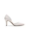 Women's High Heel Closed Toe Dress Shoes Pumps Elegant Stiletto D'Orsay Slip On