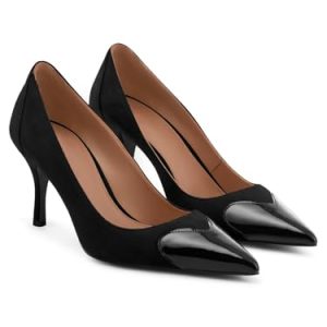 Womens Closed Pointed Toe Pumps Heart Stiletto High Heels Wedding Bride Dress Shoes