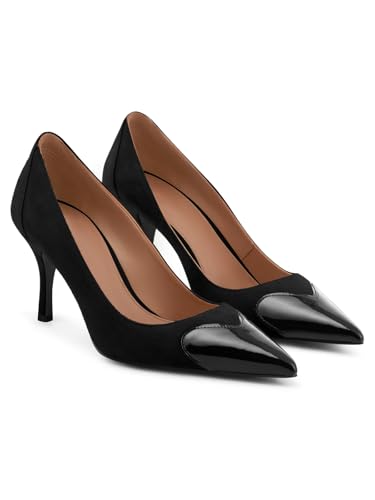 Womens Closed Pointed Toe Pumps Heart Stiletto High Heels Wedding Bride Dress Shoes