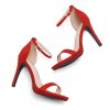 Women’s High Heels – Open Toe Stiletto Heels with Adjustable Ankle Strap | Dressy Sexy Strappy Heeled Sandals for Wedding, Prom,