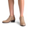 Women's Ankle Boots Low Chunky Heel Comfortable Short Fall Booties Shoes