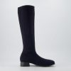 Rialto Women’s Knee-High Stretch Boot – Slip-On Tall Shaft Boot with Memory Foam & Low Block Heel