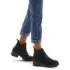 Women's Chelsea Ankle Boots Side Zipper Chunky Block Low Heel Booties Lug Sole Short Boots