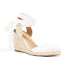 Womens Lace up Espadrilles Closed Toe Wedges Sandals Strappy Slingback Platform Heels