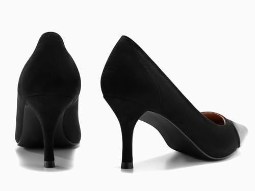 Womens Closed Pointed Toe Pumps Heart Stiletto High Heels Wedding Bride Dress Shoes