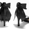 Womens Bow Tie High Heels One Strap Heeled Sandals Sexy Stiletto Open Toe Wedding Bride Shoes