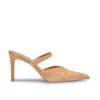 Pointed Toe Heels for Women Slip on Pumps Pointy Stiletto Heels Dressy Sexy Fashion Leather Pumps