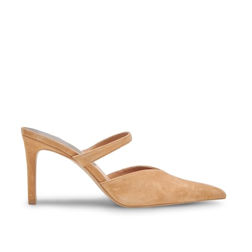 Pointed Toe Heels for Women Slip on Pumps Pointy Stiletto Heels Dressy Sexy Fashion Leather Pumps