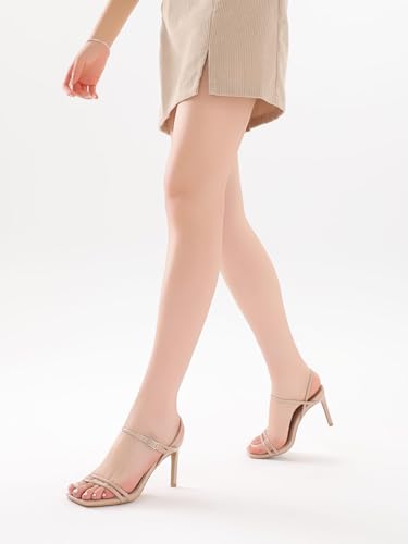Strappy Heels for Women Stiletto High Heeled Sandals Square Open Toe Ankle Buckle Strap Dress Wedding Party shoes