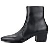 Dress Boot for Men Fashion Casual Chelsea Cowboy Ankle High Heels Boots CD-JY046-R