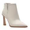 Womens High Heel Booties Pointed Toe V Cut Back Zipper Short Dress Ankle Boots