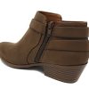 SWEETEN Women's Fashion Closed Toe Multi Strap Ankle Bootie Block Heel (Wide Fit Available)
