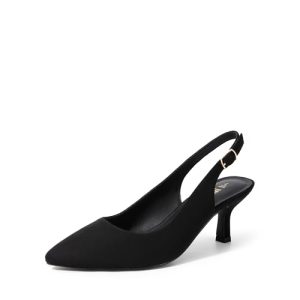 Women's Kitten Heels Slingback Closed Pointed Toe Low Pumps Shoes Women Party Wedding Sexy Casual Dress Shoes