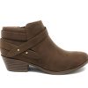 SWEETEN Women's Fashion Closed Toe Multi Strap Ankle Bootie Block Heel (Wide Fit Available)
