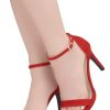 Women’s High Heels – Open Toe Stiletto Heels with Adjustable Ankle Strap | Dressy Sexy Strappy Heeled Sandals for Wedding, Prom,