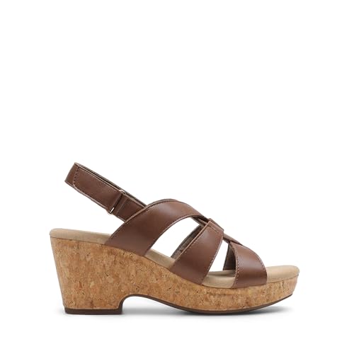 Women's Wedge Sandals Comfortable Open Toe Platform Casual Dressy Cork Summer Dress Shoes