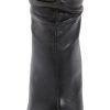 Women Stylish Peep Toe Slouch Ankle Boots Chunky Stacked Heels Party Prom Nightclub Evening Dress Shoes Size 4-15 US