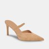 Pointed Toe Heels for Women Slip on Pumps Pointy Stiletto Heels Dressy Sexy Fashion Leather Pumps