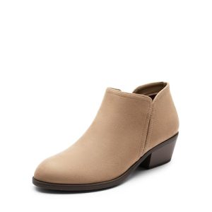 Women's Ankle Boots Low Chunky Heel Comfortable Short Fall Booties Shoes