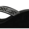 Rhinestone Wedge Sandals for Women Platform Flip Flops Wedge flip flops Wedding shoes Wedge Heels for Women Dressy