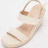 Womens Espadrille Wedge Sandals Heels Open Toe Platform High Heeled Ankle Strap Buckle Dress Wedges Shoes