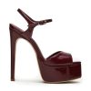 Stiletto High Platform Heels for Women Square Open Toe Ankle Strap Heeled Sandals Prom Dress Shoes