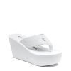 Women's Diver Comfort Foam Wedge Flip Flop Sandal