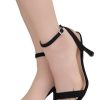 Women’s High Heel Sandals | Strappy Slingback Heels with Square Open Toe | Ankle Strap Dressy Stilettos for Wedding, Party &