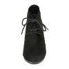 Women's Wedge Boots Casual Fashion Lace Up Low Heel Ankle Booties Shoes