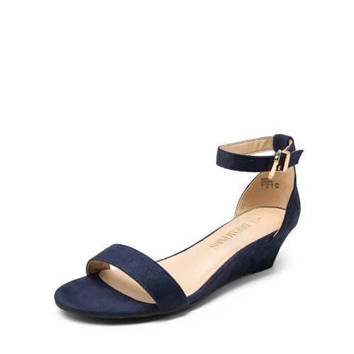 Women's Ingrid Ankle Strap Low Wedge Sandal