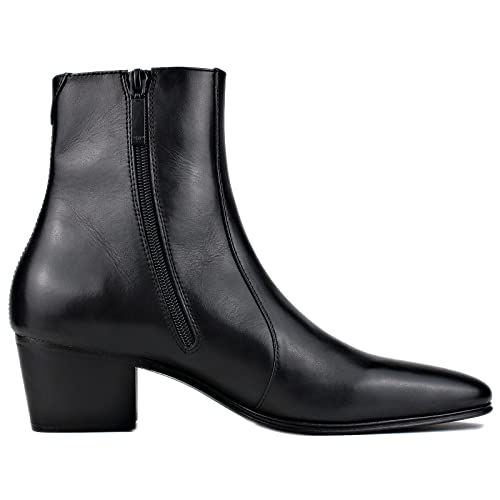 Dress Boot for Men Fashion Casual Chelsea Cowboy Ankle High Heels Boots CD-JY046-R