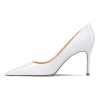 Women's Pointed Toe Stiletto High Heel Pumps 3.15IN Slip-On Party Wedding Evening Shoes